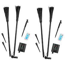 Improvements Starburst Solar Stake Lights - Set of 4