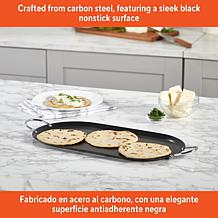 IMUSA 17" Carbon Steel Oval Shaped Comal/Griddle