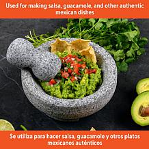 IMUSA MEXI-2011M 8" Granite Molcajete - Grey