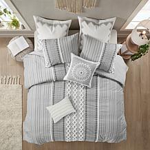 INK+IVY Imani Cotton Comforter Mini Set, King/Cal King - Ivory