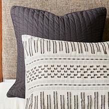INK+IVY Rhea Cotton Jacquard Comforter Set Ivory/Charcoal - Full/Queen