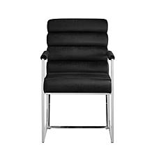 Inspired Home Dalia Velvet Dining Chair with Gold Frame, Grey