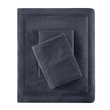 Intelligent Design Cotton-Blend Jersey Sheet Set - Charcoal - Queen