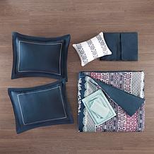 Intelligent Design Loretta Navy Twin Comforter and Sheet Set
