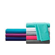 Intelligent Design Queen Microfiber Wrinkle-Free Sheet Set--White
