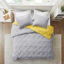 Intelligent Design  Trixie Reversible Comforter Mini Set King/Cal King