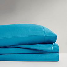 Intelligent Design Twin Microfiber Wrinkle-Free Sheet Set--Teal