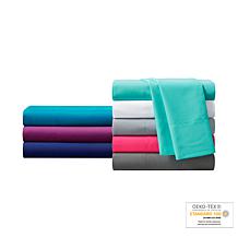 Intelligent Design Twin Microfiber Wrinkle-Free Sheet Set - Charcoal