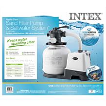 Intex 120V Sand Filter Pump and Saltwater System CG-26675