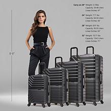 InUSA Aurum Hardside Spinner 4-Piece Expandable Luggage Set