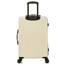 InUSA Drip Lightweight Hardside 24" Checked Bag Spinner Suitcase