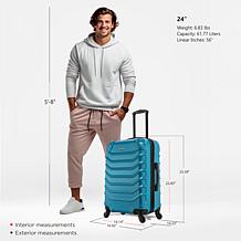 InUSA Endurance Lightweight Hardside 24" Spinner