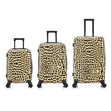 InUSA Prints 3-Piece Lightweight Hardside Luggage Set