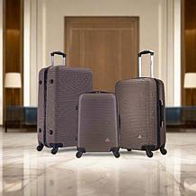 InUSA Royal 3-Piece Hardside Luggage Set with 360º Spinner Wheels