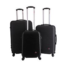 InUSA Royal 3-Piece Hardside Luggage Set with 360º Spinner Wheels