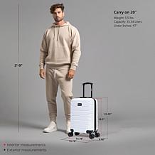InUSA Trend 20" Hardside Carry-On Spinner Suitcase
