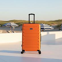 InUSA Trend 28" Large Checked Suitcase with Spinner Wheels