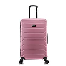 InUSA Trend 28" Large Checked Suitcase with Spinner Wheels
