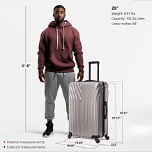 InUSA Vasty Lightweight Hardside Spinner 28"