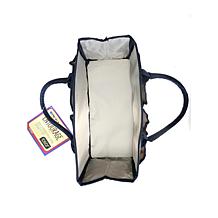 Itoya 12" x 5.5" x 7" ProFolio Entourage Tote Bag - Gray/Navy