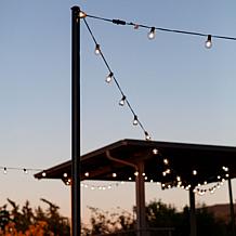 IYN G40 LED Bistro String Lights - Black