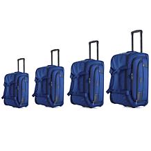 IZOD Gavin 4pc Lightweight Rolling Duffel Bag w/Telescopic Handle