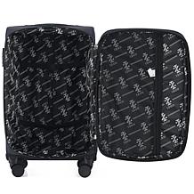 IZOD Liam 3pc  Expandable Softside Luggage Set with Spinners & Lock