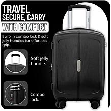 Izod Mateo 3-Piece Hard Shell Spinner Luggage Set