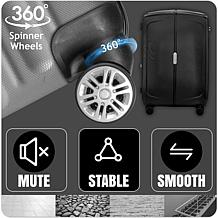 Izod Mateo 3-Piece Hard Shell Spinner Luggage Set