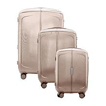 Izod Mateo 3-Piece Hard Shell Spinner Luggage Set