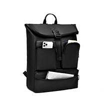 IZOD Milan Modern Roll-Top Travel Carry-On Backpack