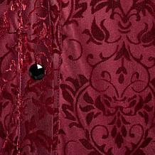 Jaclyn Smith Button-Front Burnout Tunic