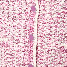 Jaclyn Smith LS Tweed Sweater Cardigan