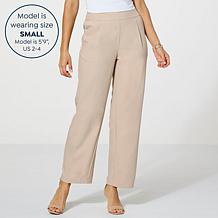 Jaclyn Smith Straight-Leg Pull-On Pant