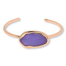 Jade of Yesteryear Freeform Jade Cuff Bracelet