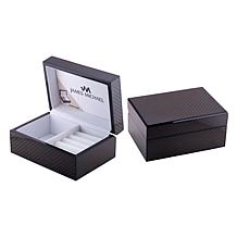 James Michael Men's Quartz Pocket Watch with Photo Frame and Date