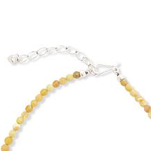 Jay King 18" Yellow Opal Sterling Silver Necklace