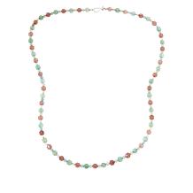 Jay King 32" Sterling Silver Multigemstone Bead Necklace