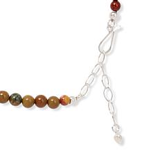 Jay King African Rainbow Chalcedony 18" Beaded Necklace