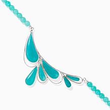 Jay King Amazonite Necklace, Sterling Silver