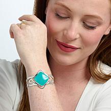Jay King Amazonite Sterling Silver Cuff Bracelet