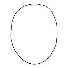 Jay King Black Spinel and Baja Turquoise 36" Necklace