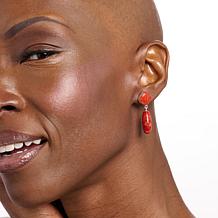 Jay King Branch Coral Sterling Silver Earrings