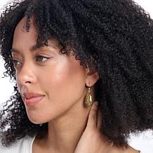 Jay King Congolese Flower Calcite Sterling Silver Drop Earrings