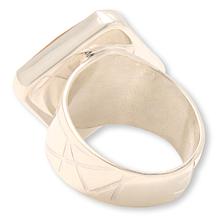 Jay King Desert Sunset Jasper Square Stone Solitaire Ring