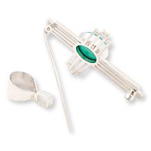 Jay King Gallery Collection Baja Turquoise Cross Pin-Pendant