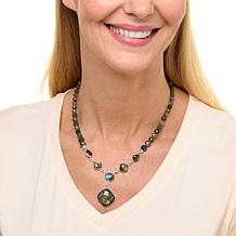 Jay King Gallery Collection Madagascar Labradorite 18" Necklace