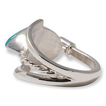 Jay King Gallery Collection Sonoran Turquoise and Blue Topaz Ring