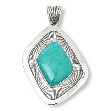 Jay King Gallery Collection Sterling Silver Campitos Turquoise Pendant