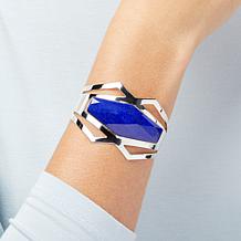 Jay King Gallery Collection Sterling Silver Lapis Cuff Bracelet